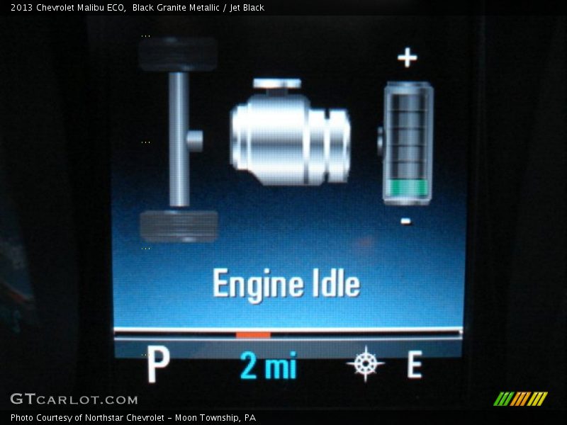 Black Granite Metallic / Jet Black 2013 Chevrolet Malibu ECO