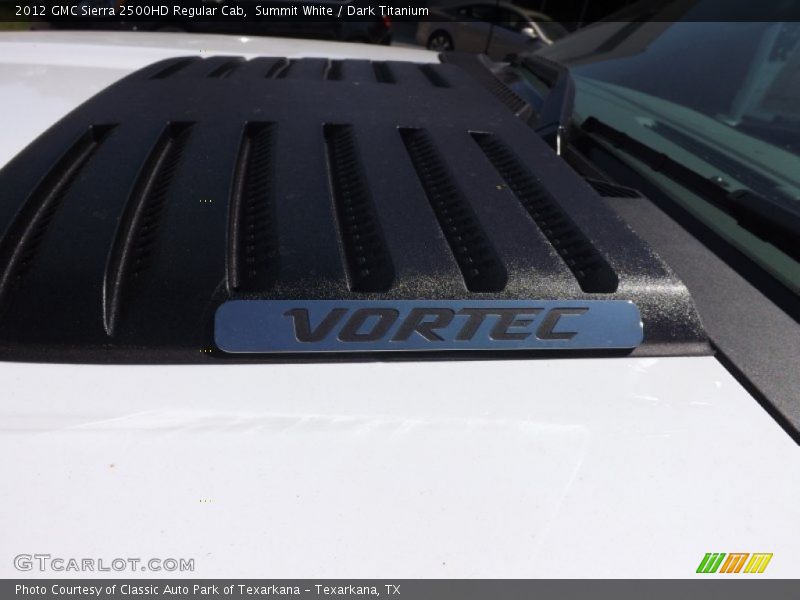 Summit White / Dark Titanium 2012 GMC Sierra 2500HD Regular Cab