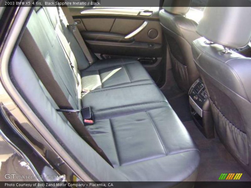 Black Sapphire Metallic / Black 2003 BMW X5 4.6is