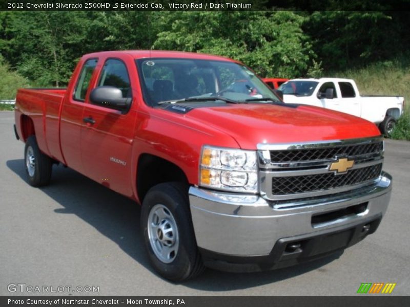 Victory Red / Dark Titanium 2012 Chevrolet Silverado 2500HD LS Extended Cab