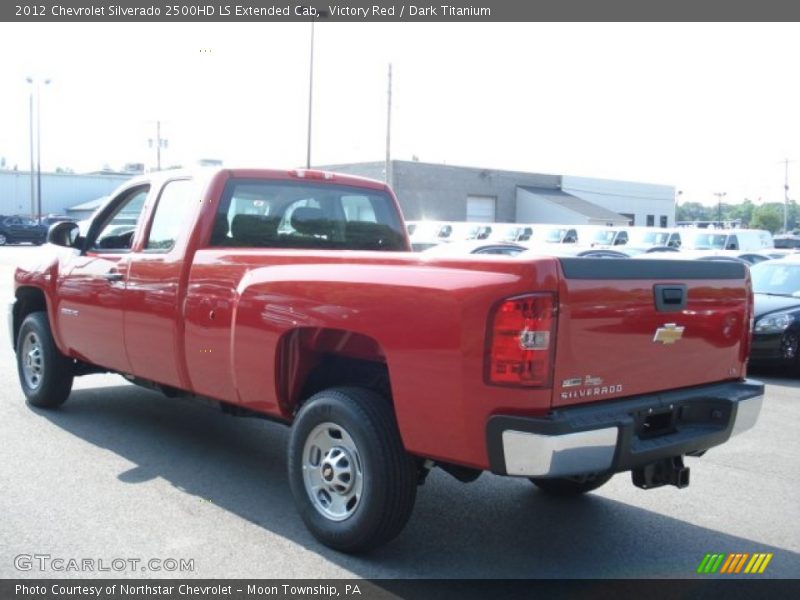 Victory Red / Dark Titanium 2012 Chevrolet Silverado 2500HD LS Extended Cab