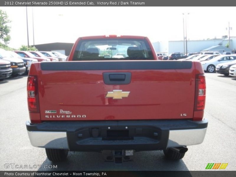 Victory Red / Dark Titanium 2012 Chevrolet Silverado 2500HD LS Extended Cab