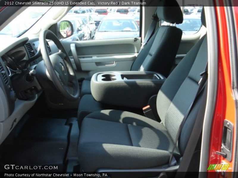 Victory Red / Dark Titanium 2012 Chevrolet Silverado 2500HD LS Extended Cab