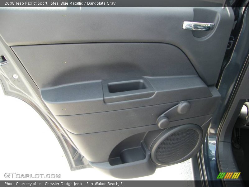 Steel Blue Metallic / Dark Slate Gray 2008 Jeep Patriot Sport