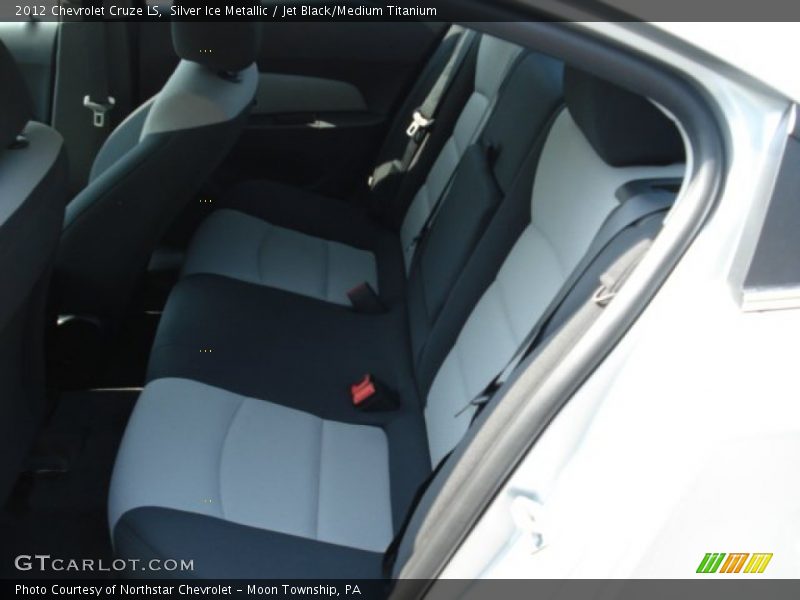 Silver Ice Metallic / Jet Black/Medium Titanium 2012 Chevrolet Cruze LS