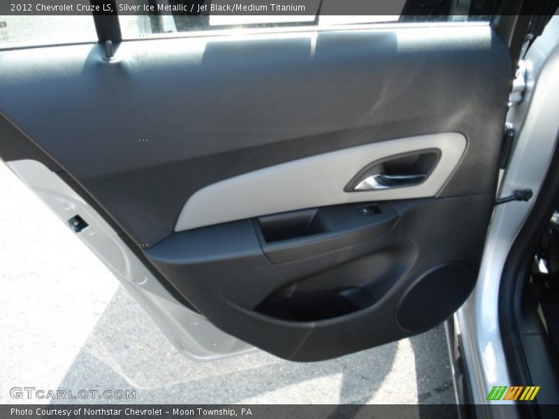 Silver Ice Metallic / Jet Black/Medium Titanium 2012 Chevrolet Cruze LS