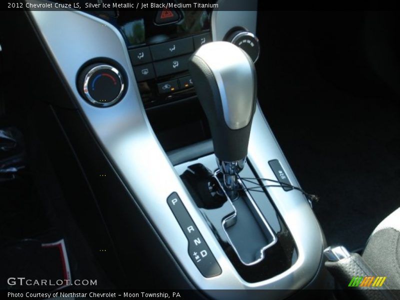 Silver Ice Metallic / Jet Black/Medium Titanium 2012 Chevrolet Cruze LS