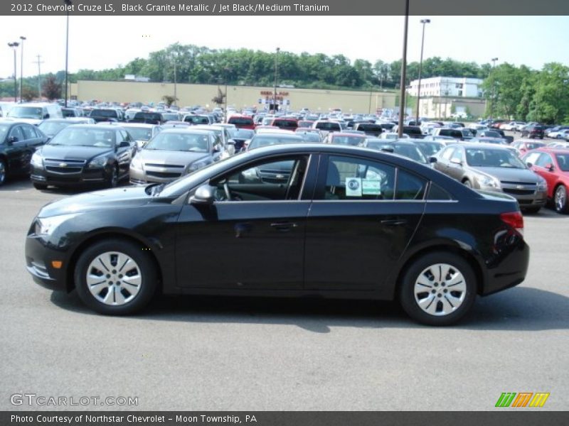 Black Granite Metallic / Jet Black/Medium Titanium 2012 Chevrolet Cruze LS