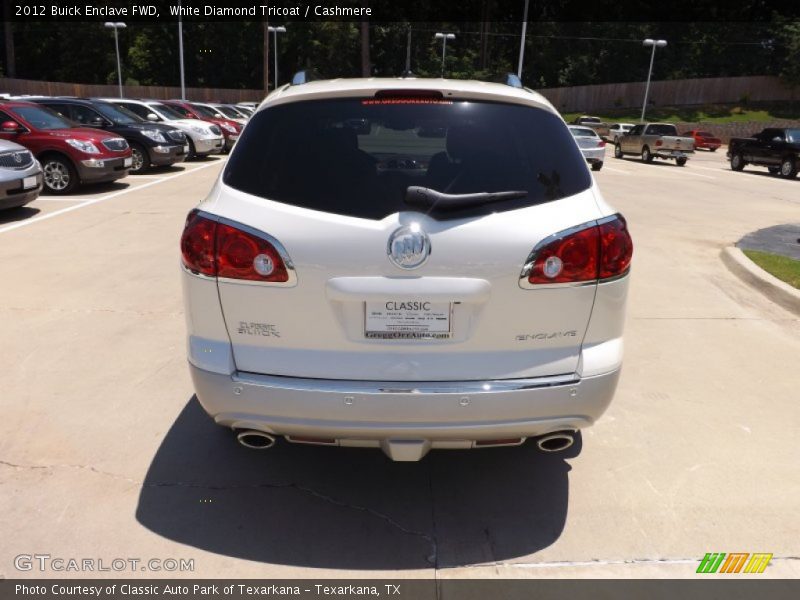 White Diamond Tricoat / Cashmere 2012 Buick Enclave FWD