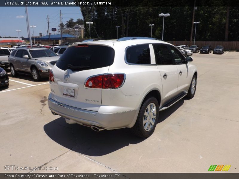 White Diamond Tricoat / Cashmere 2012 Buick Enclave FWD
