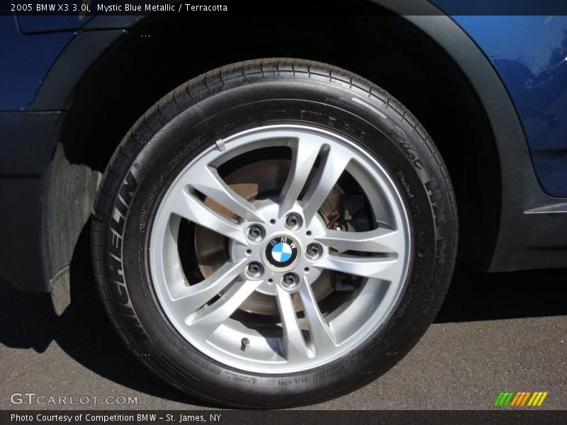 Mystic Blue Metallic / Terracotta 2005 BMW X3 3.0i