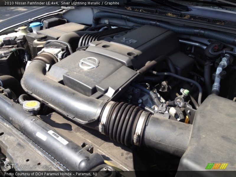 Silver Lightning Metallic / Graphite 2010 Nissan Pathfinder LE 4x4
