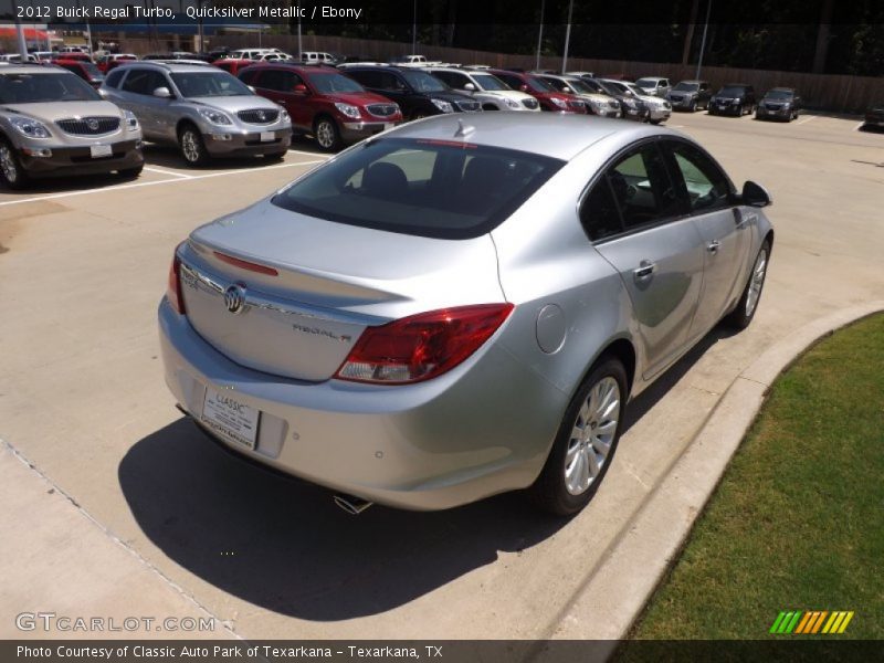 Quicksilver Metallic / Ebony 2012 Buick Regal Turbo