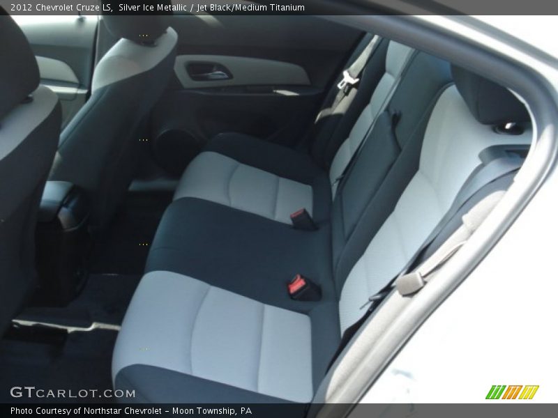 Silver Ice Metallic / Jet Black/Medium Titanium 2012 Chevrolet Cruze LS