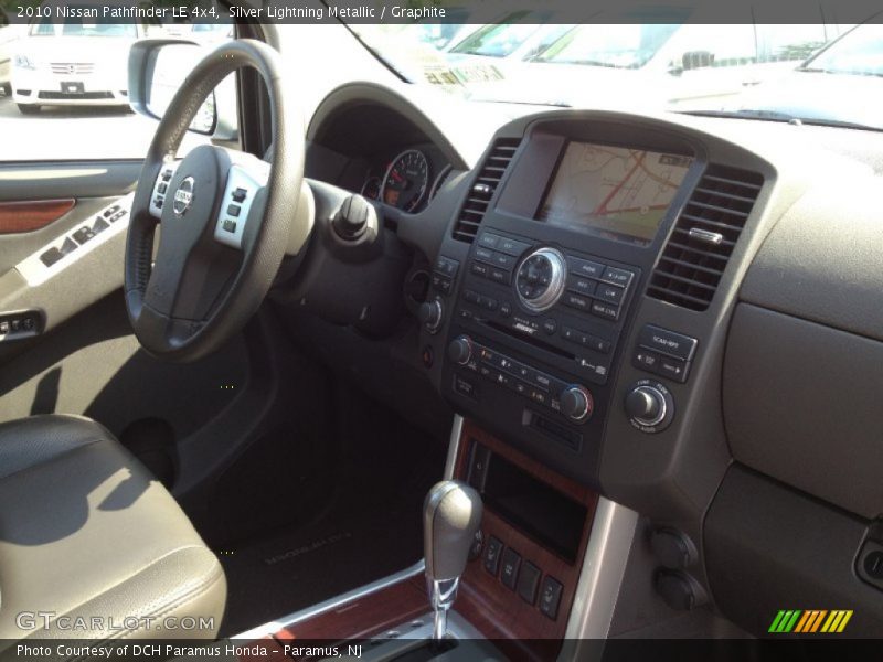 Silver Lightning Metallic / Graphite 2010 Nissan Pathfinder LE 4x4