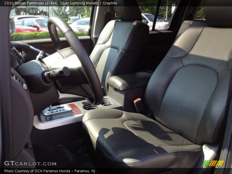 Silver Lightning Metallic / Graphite 2010 Nissan Pathfinder LE 4x4