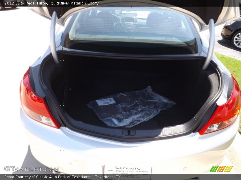 Quicksilver Metallic / Ebony 2012 Buick Regal Turbo