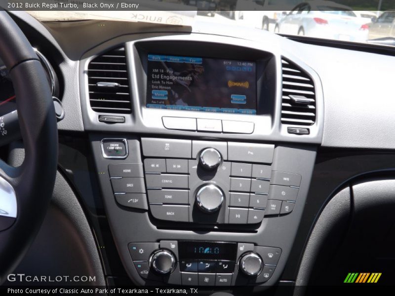 Black Onyx / Ebony 2012 Buick Regal Turbo