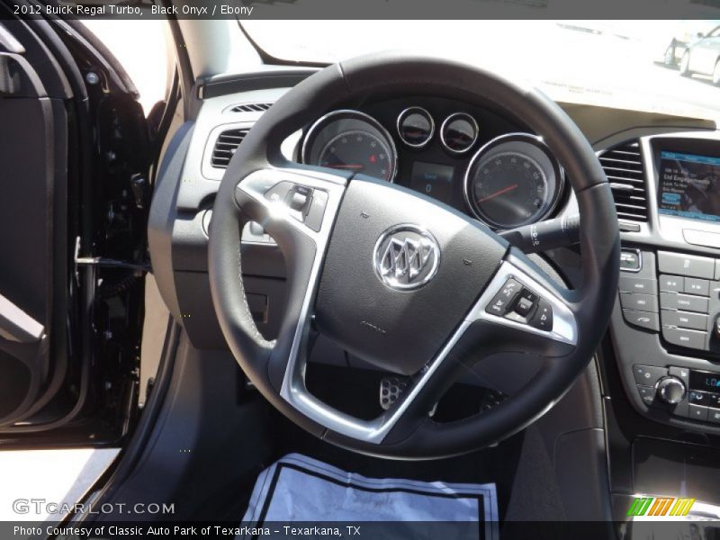 Black Onyx / Ebony 2012 Buick Regal Turbo