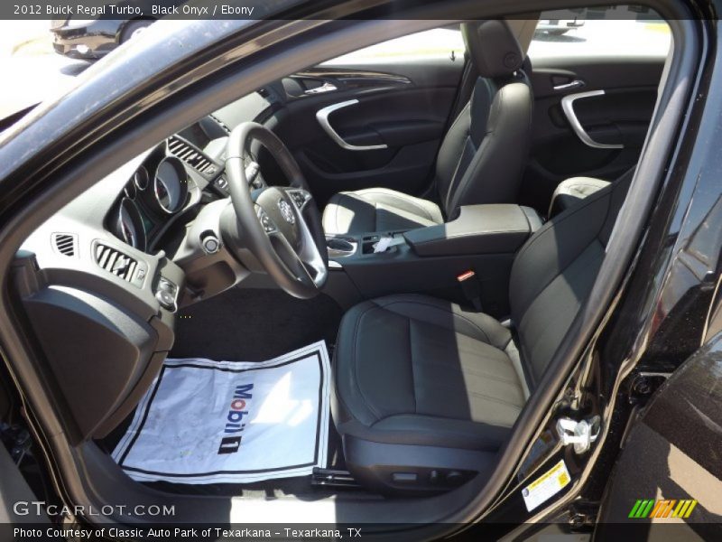 Black Onyx / Ebony 2012 Buick Regal Turbo