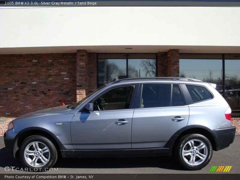 Silver Gray Metallic / Sand Beige 2005 BMW X3 3.0i
