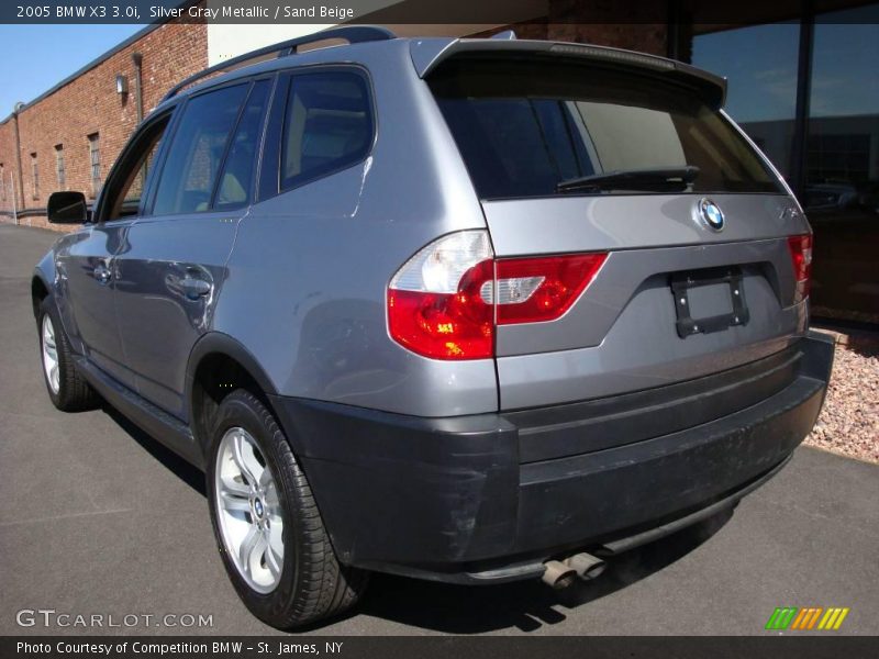 Silver Gray Metallic / Sand Beige 2005 BMW X3 3.0i