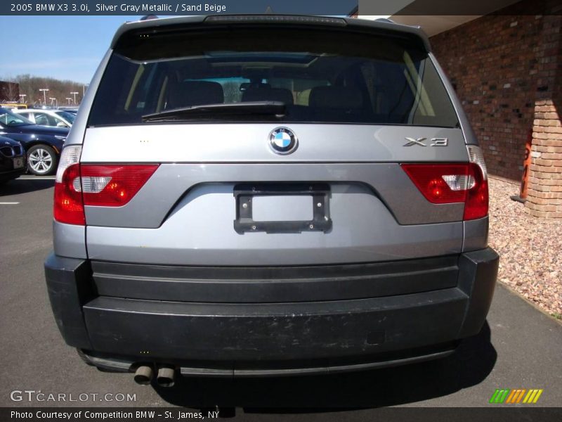 Silver Gray Metallic / Sand Beige 2005 BMW X3 3.0i