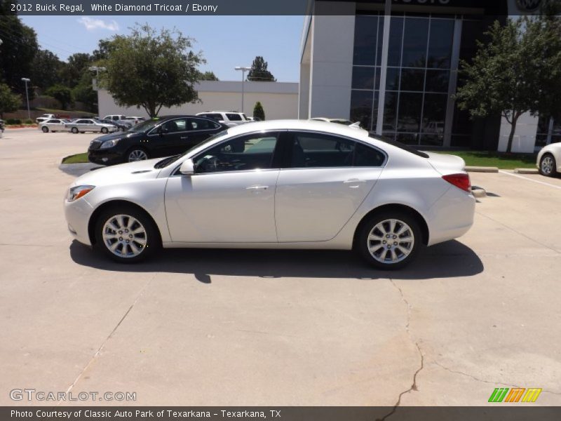 White Diamond Tricoat / Ebony 2012 Buick Regal