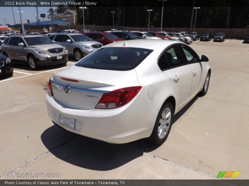 White Diamond Tricoat / Ebony 2012 Buick Regal