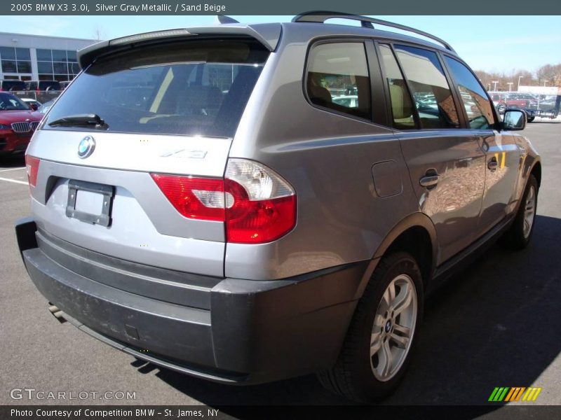 Silver Gray Metallic / Sand Beige 2005 BMW X3 3.0i