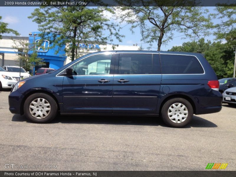 Bali Blue Pearl / Gray 2009 Honda Odyssey LX
