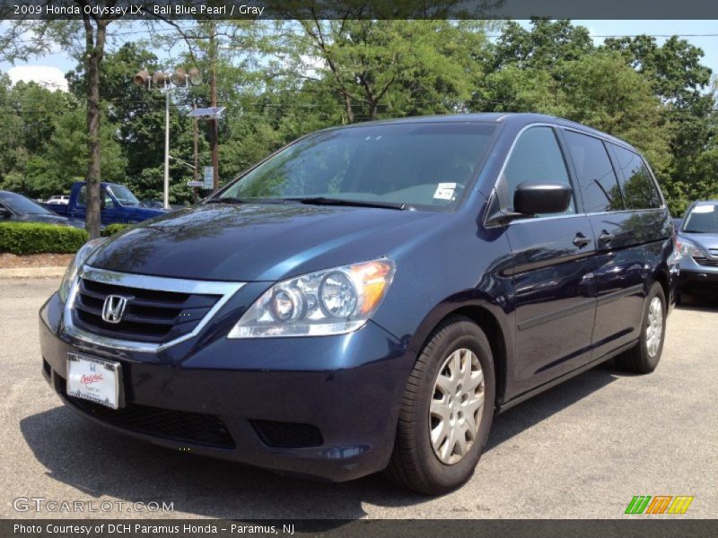 Bali Blue Pearl / Gray 2009 Honda Odyssey LX