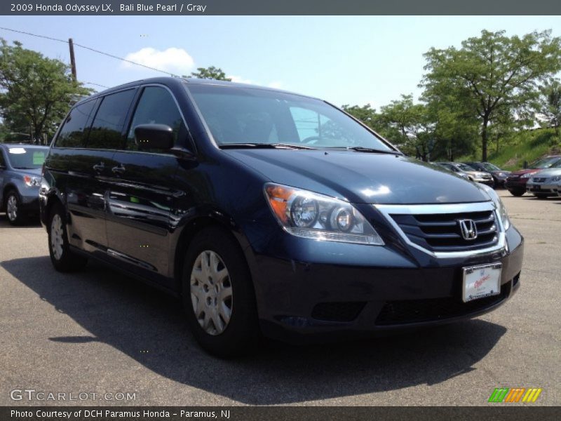 Bali Blue Pearl / Gray 2009 Honda Odyssey LX