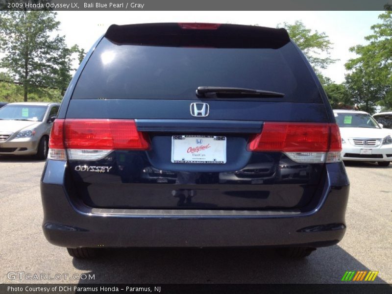 Bali Blue Pearl / Gray 2009 Honda Odyssey LX