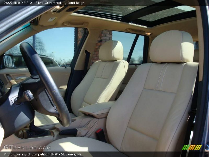 Silver Gray Metallic / Sand Beige 2005 BMW X3 3.0i
