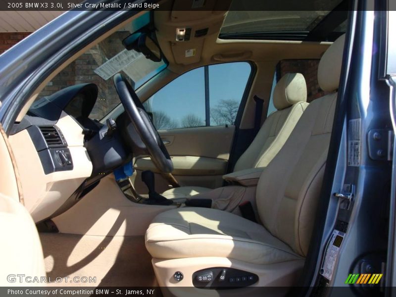 Silver Gray Metallic / Sand Beige 2005 BMW X3 3.0i
