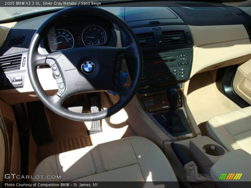Silver Gray Metallic / Sand Beige 2005 BMW X3 3.0i