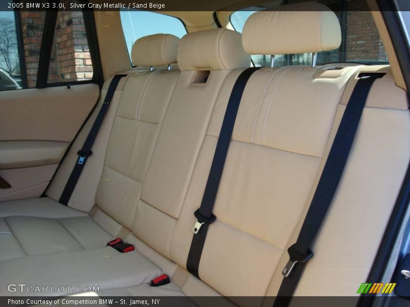 Silver Gray Metallic / Sand Beige 2005 BMW X3 3.0i