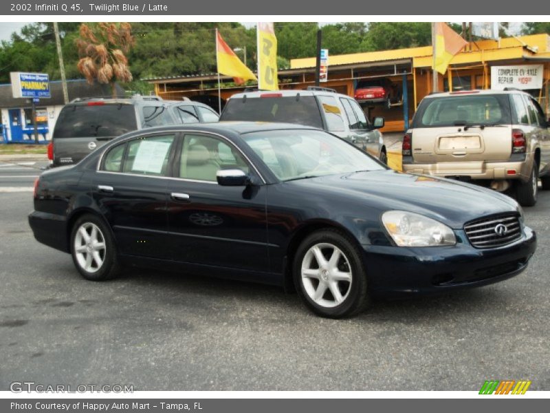 Twilight Blue / Latte 2002 Infiniti Q 45
