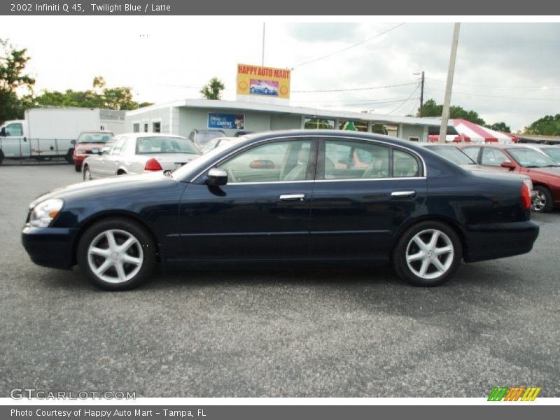 Twilight Blue / Latte 2002 Infiniti Q 45