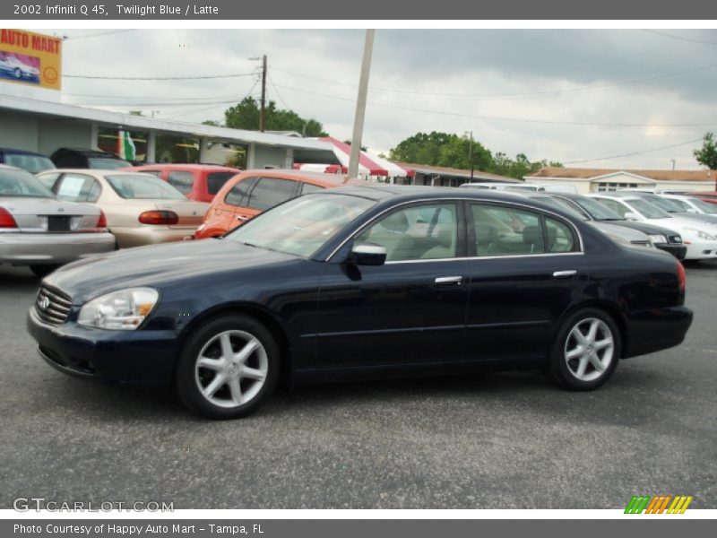 Twilight Blue / Latte 2002 Infiniti Q 45