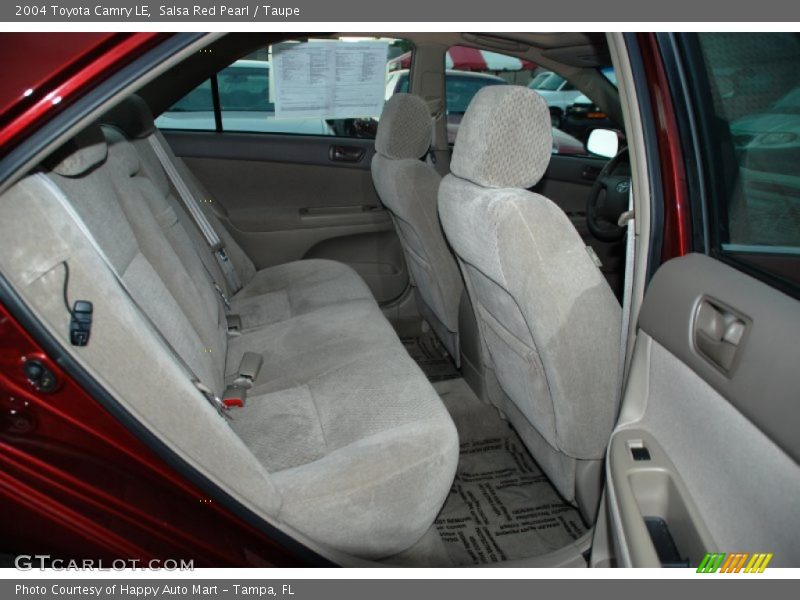 Salsa Red Pearl / Taupe 2004 Toyota Camry LE