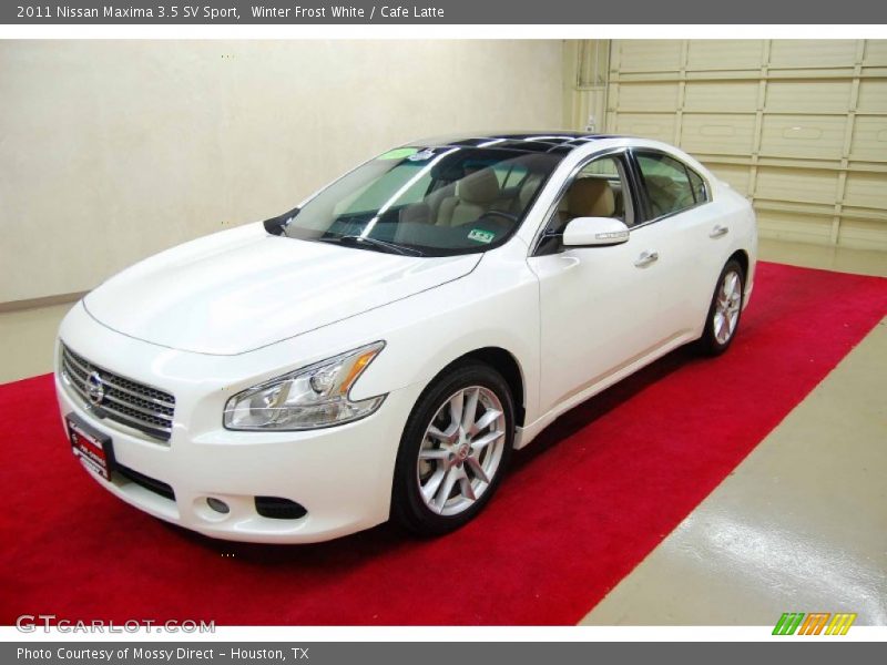 Winter Frost White / Cafe Latte 2011 Nissan Maxima 3.5 SV Sport