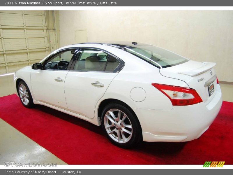 Winter Frost White / Cafe Latte 2011 Nissan Maxima 3.5 SV Sport