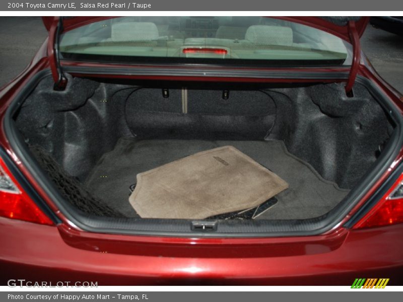 Salsa Red Pearl / Taupe 2004 Toyota Camry LE