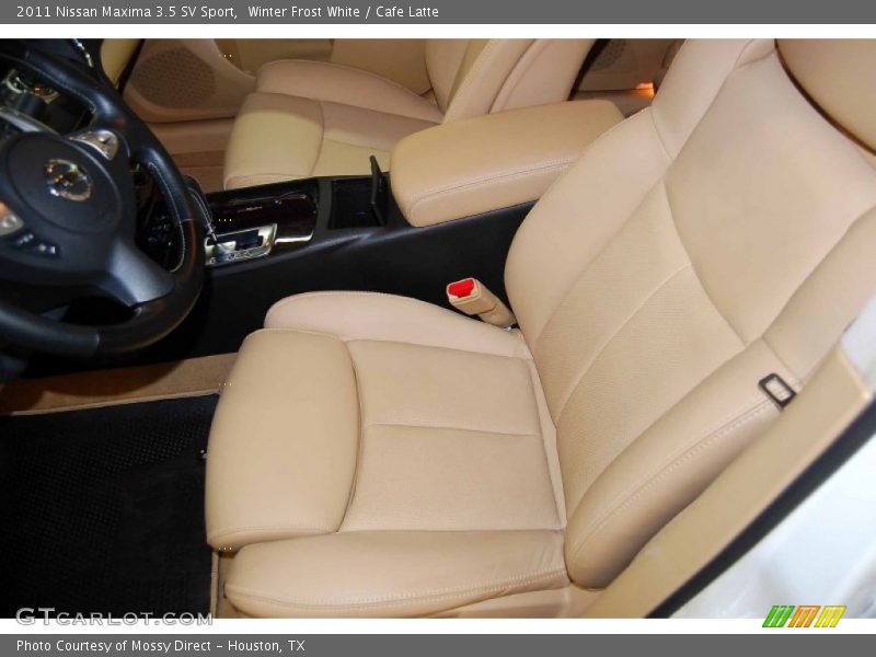 Winter Frost White / Cafe Latte 2011 Nissan Maxima 3.5 SV Sport