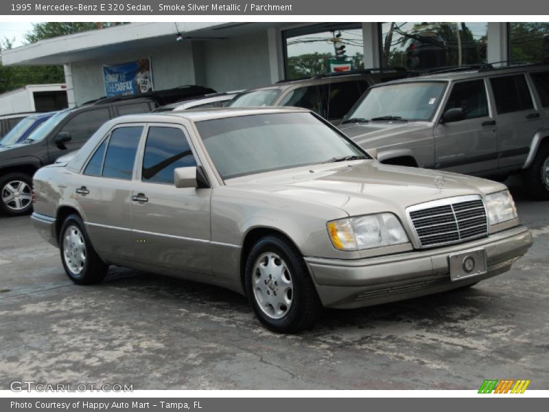 Front 3/4 View of 1995 E 320 Sedan
