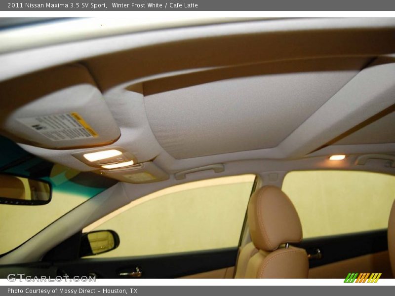 Winter Frost White / Cafe Latte 2011 Nissan Maxima 3.5 SV Sport