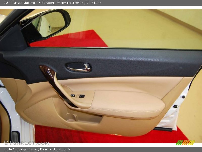 Winter Frost White / Cafe Latte 2011 Nissan Maxima 3.5 SV Sport