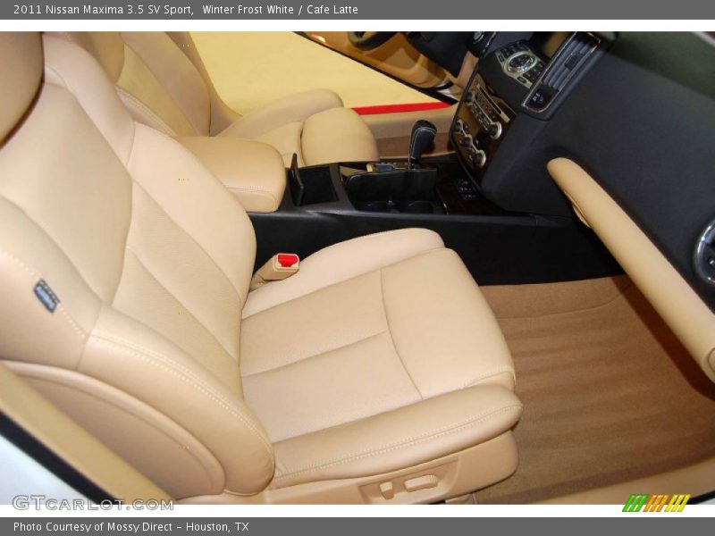 Winter Frost White / Cafe Latte 2011 Nissan Maxima 3.5 SV Sport